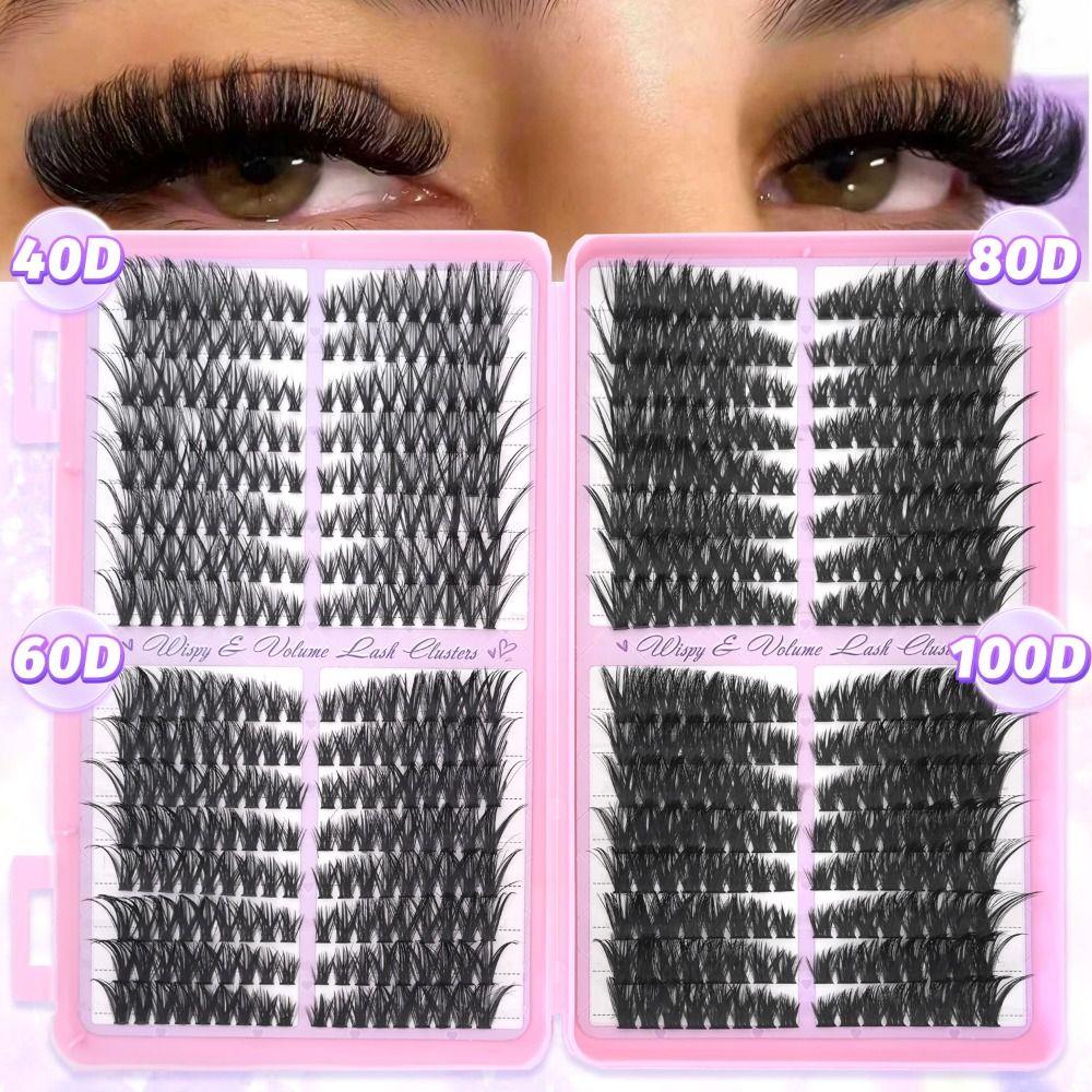 Natural Look 3D Faux Mink Lash 10-18mm Length DIY Lash Extension Kit  Eye Lash Extension