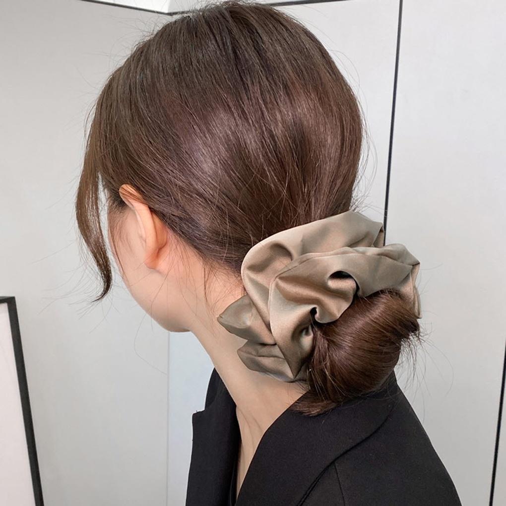 Satin Mood Color Gopchang Hair Scrunchie 3p