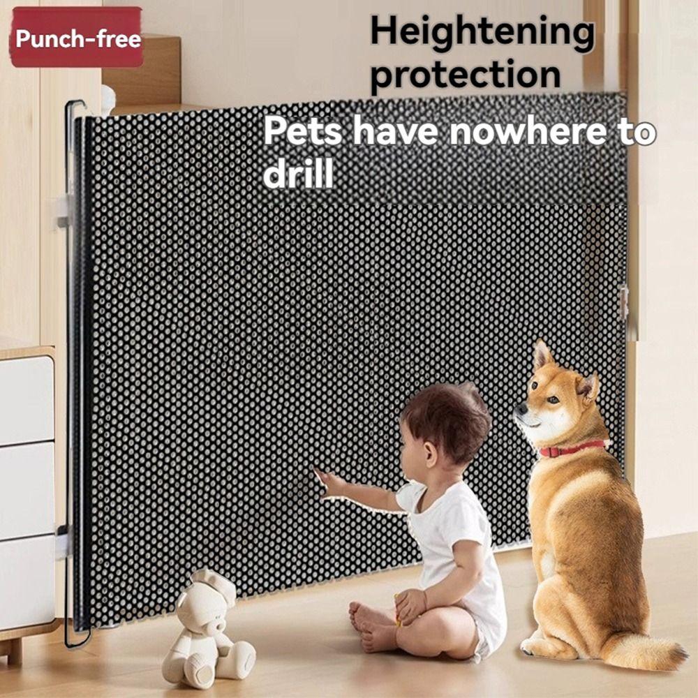 Multifunctional Retractable Pet Gate Universal Child Barrier Fences  Pet Supplies