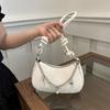 Versatile Women's Bag, Exquisite And Stylish Chain, Solid Color, Casual, Simple, Fashionable, Women's Single Shoulder Crossbody Bag