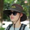 Big eaves mountaineering hat men's summer outdoor fishing hiking sun protection visor UV protection bucket hat leisure