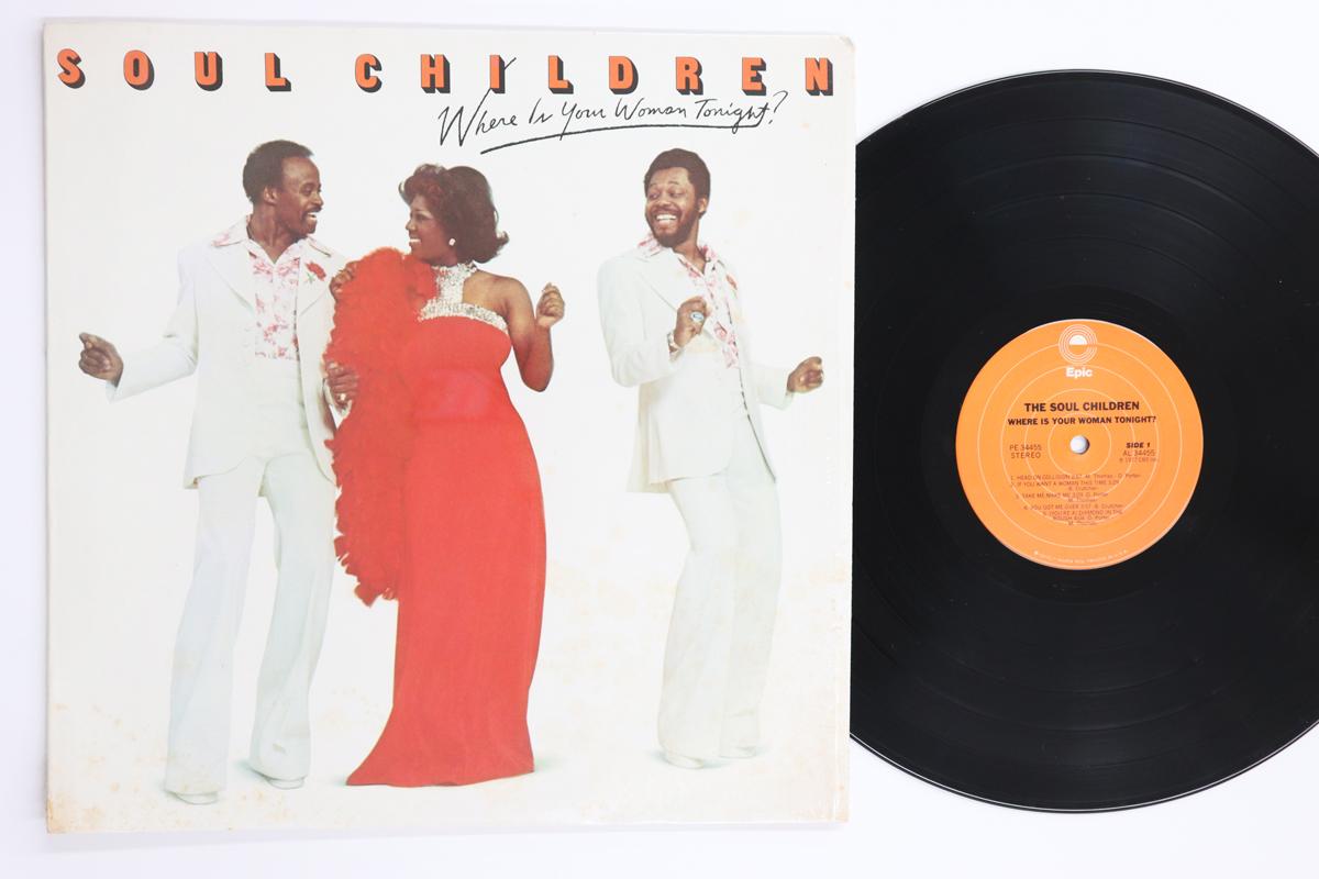 

LP Record SOUL CHILDREN - Where Is Your Woman Tonight PE34455 EPIC 1977 US Soul/Funk Used
