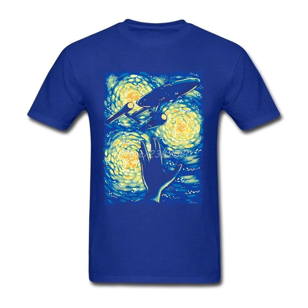 Funny Space Galaxy Picassos Painting Of Starry Sky Tshirt Summer Cotton Short Sleeve Oneck Unisexs T Shirt New S3xl