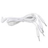 2.35mm Electrode Heat Wires 3.94ft TENS Unit Replacement Lead Wires Connector Cables for