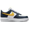 Nike Air Force 1 07 Embossed Hoops - Dark Obsidian Men Sneakers Blue White University-Gold FJ4209-400