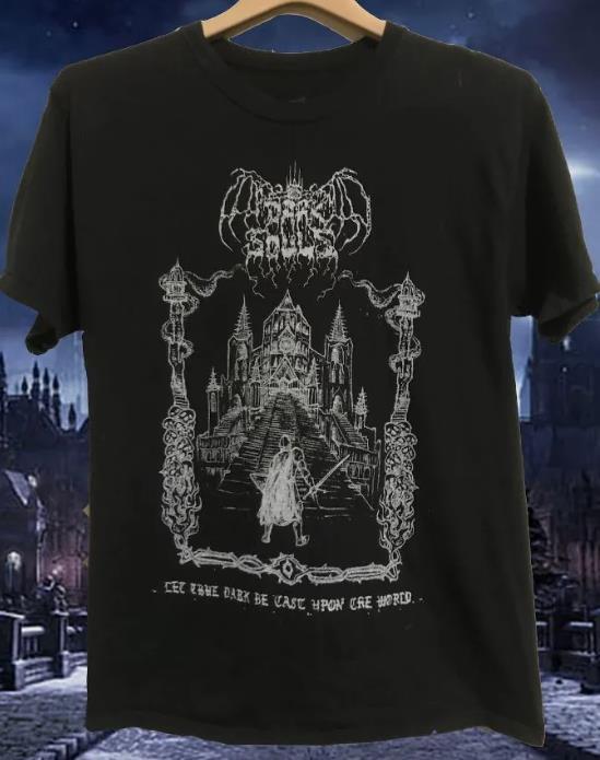 Vintage Dark Souls Black Metal Short t shirt new UNisex NEW dad t shirt Unisex T-Shirt XXXL