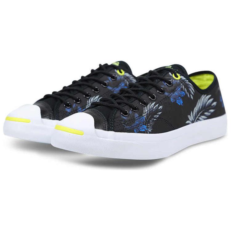 Converse Jack Purcell Jack Comfortable Versatile Low-Top Canvas Shoes Unisex Sneakers Black 158331C