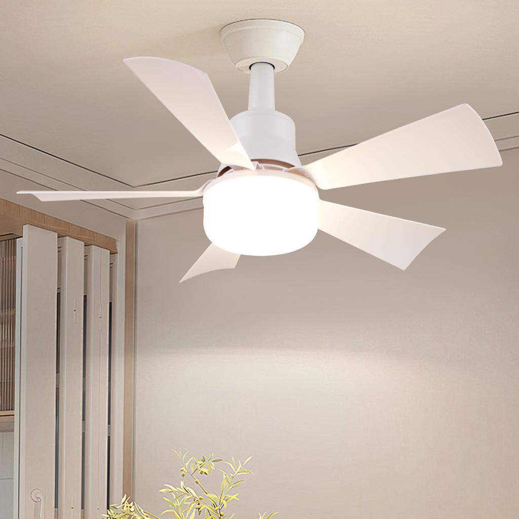 Socket Fan Light with Remote Ceiling Fan with Light Adjustable Wind Speed Socket Ceiling Fan Timing Wireless Fan for Dining Room