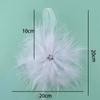 Wedding Party Home Christmas Decoration Christmas Pendant Feather Wing Hanging Feather Star Bauble