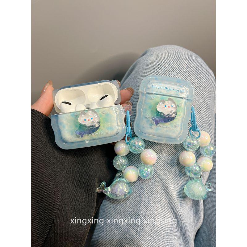 INS Summer Ocean Mermaid for Airpodspro2 Protective Case Apple 4 Generation Bluetooth Airpods3 Earphone Case