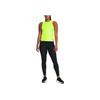 Under Armour Solid Color Reflective Slim Fit Drawstring High Waist Nine-Point Sports Pants Women bottoms Black 1383367-001
