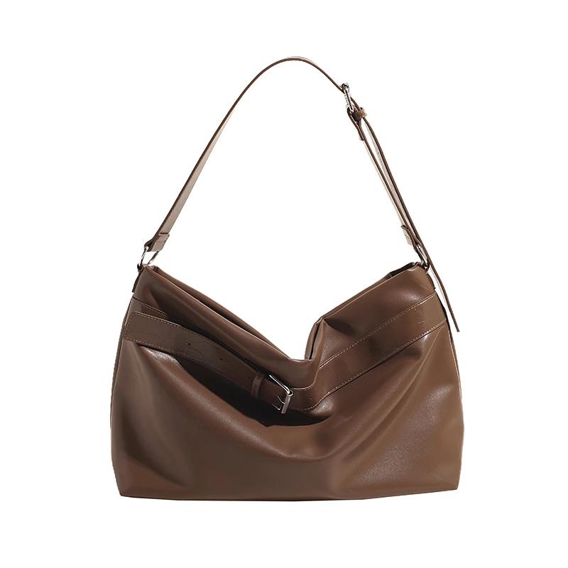 

Новая универсальная вместительная женская сумка-тоут через плечо на одно плечо