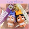 Adorable Crybaby Silicone Keychain Cute Cartoon Bag Charm For Women And Couples