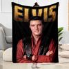 Elvis Presley Legend Blanket Warmthful Decor Perfect for Couch Office Chair Bedding All-Season Use Modern Style Gift for Travel Home Birthdays
