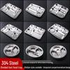 304 Stainless Steel Divided Meal Tray