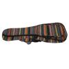 Ukulele Bag Ethnic Style 4‑String Guitar Double Shoulder Strap Case Built‑in Thicken Cotton