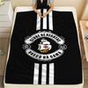 1Pc CR Vasco Da Gama Print Flannel Blanket High Quality Warm Comfortable Cover for All Seasons Perfect for Gifts Home Decor