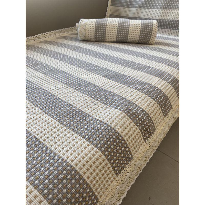 

Хлопок Лен Ткань для Гостиной Ручная Работа Подушка для Дивана Подушка Минималистичный Современный Чехол для Дивана Нескользящая Подушка Круглый Год Нейтральное Полотенце для Дивана Толстое Gray camel strip 90cm x 90cm