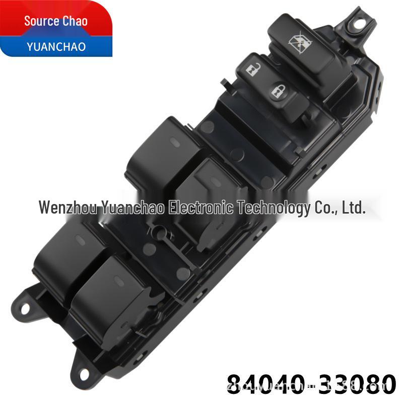 

Переключатель стеклоподъемника Toyota Prado 84040-33080 для праворульных Prado, Prius, Land Cruiser Electric