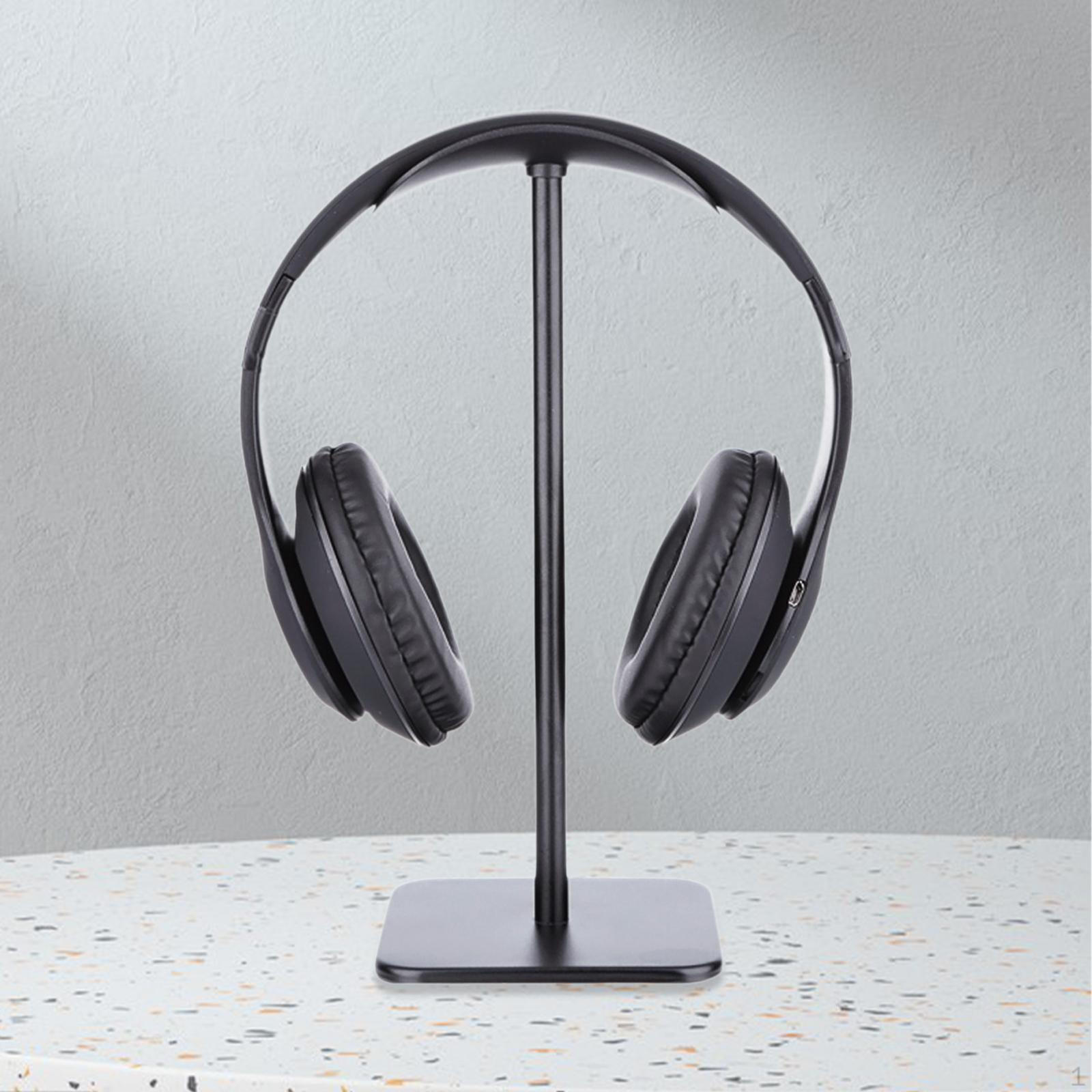 

Подставка для игровой гарнитуры Держатель для наушников Настольный декор для комнат и помещений Аксессуары Подарок для геймера Дисплей чёрный