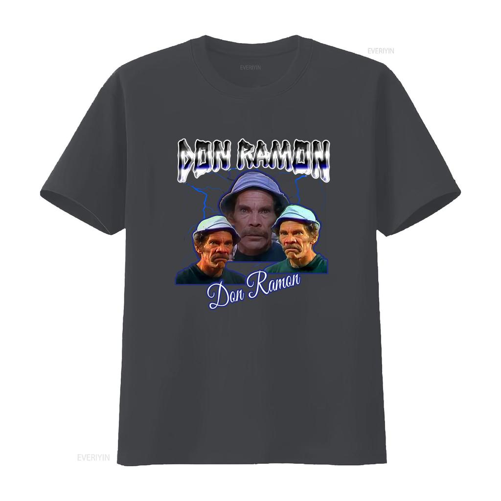 Don Ramon Bootleg Style T Shirt vintage Washed fashion designer clothes graphic Slightly streetwear homme Stylish Versatile