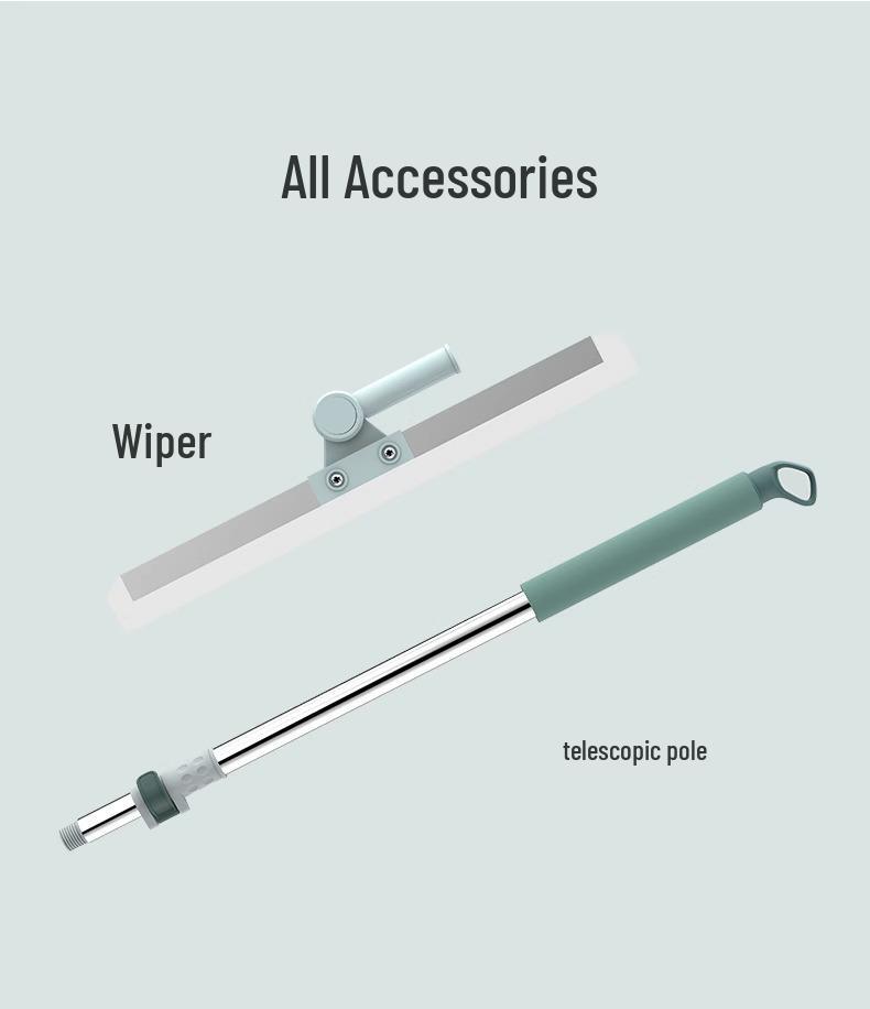 Magický silikonový mop s dvojím použitím: Čištění jedním tahem pro podlahy koupelen a toalet