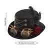 Steampunk Hats Steampunk Headwear With Goggles Design Adjustable Headwear For Outfit Costume Renaissance Fairs Circus Cosplay