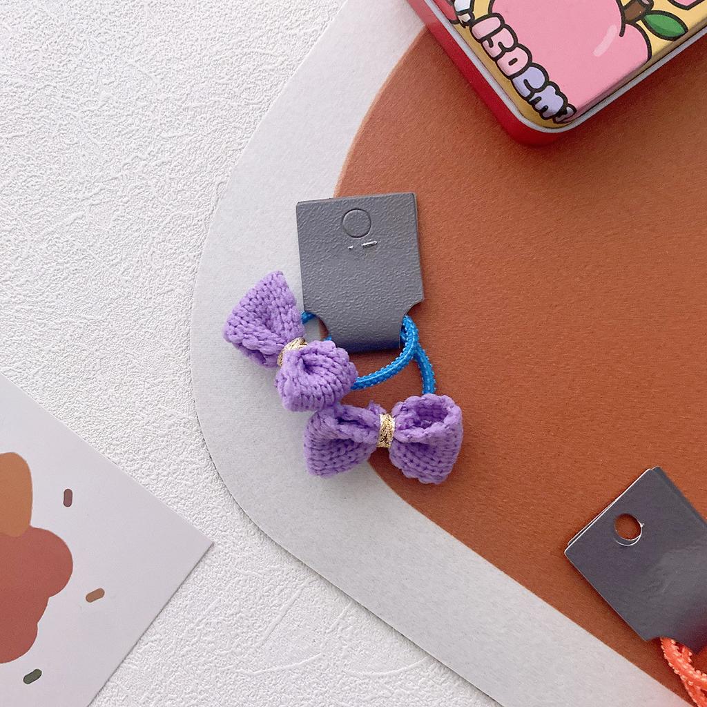 Ny sløyfe Søt tau Barn Baby Elastisk Hår Gummibånd Tilbehør Barn Jente Pannebånd Knytring Hodeplagg Scrunchie