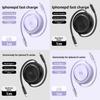 Apple Iphone 15 Lightning Typec Charging Cable With 100w Power And Retractable Design For Travel And Office