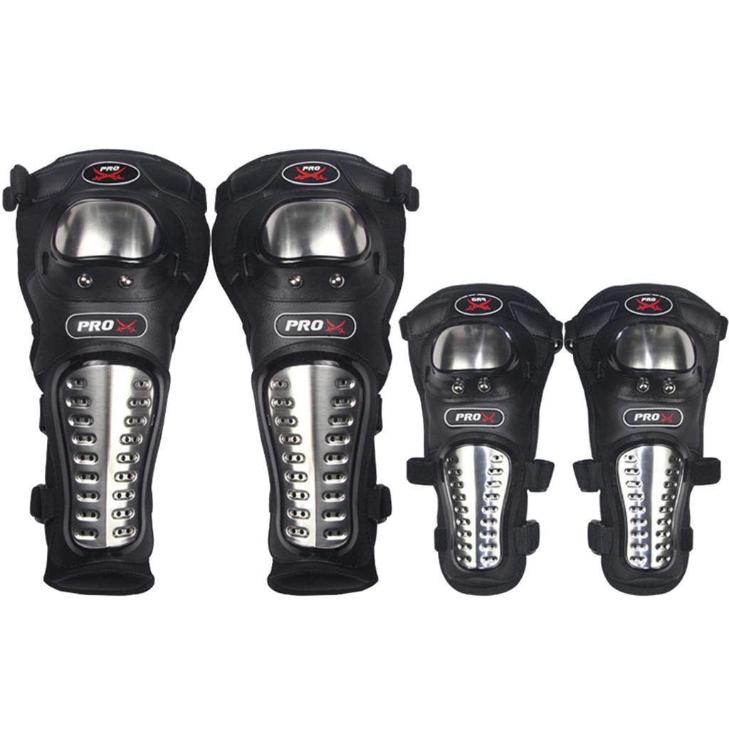 LMotorcycle Knee And Elbow Protectors Set Of Four Round Head Competition Protectors, Off-road Motorcycle Riding Equipment, Sports Protectors