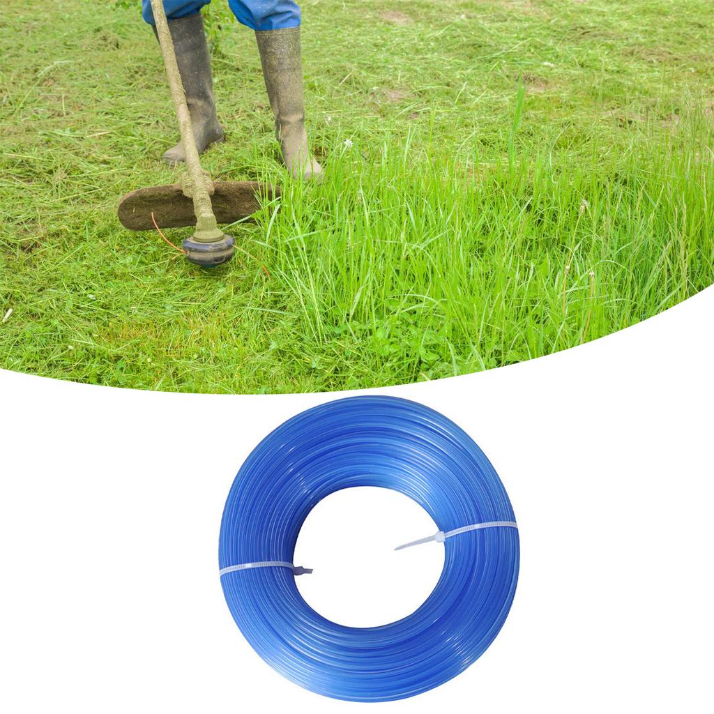 Nylon String Trimmer Line 1.6/2.0/2.4mm Diameter 100m Length Lawn Mower Cutting Wire Cord for Efficient Lawn Mowing