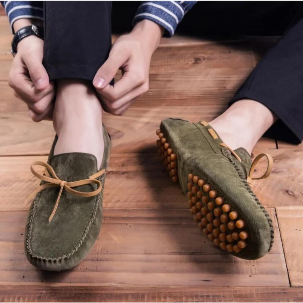 2026 Leather Men Casual Shoes Luxury Brand comfortable Slip on Formal Loafers Men Moccasins Italian Soft Male Driving Shoes