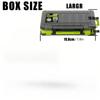 1PC Double Sided Fishing Tackle Case - Waterproof and Durable, Ideal Storage Tool for Baits, Hooks and Accessories