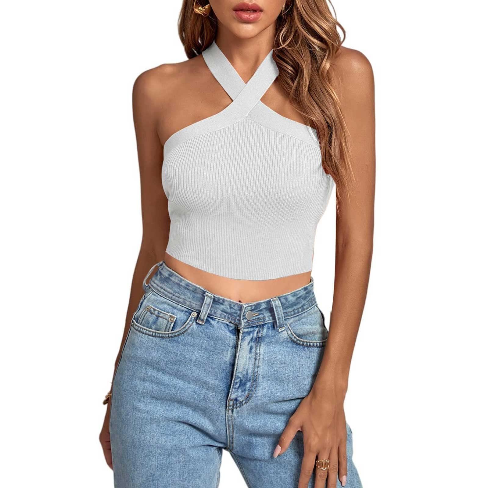 

Женский сексуальный обтягивающий топ без бретелек с перекрестными бретелями XXXL белый