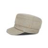 VARZAR VA Studded Balloon Bellboy Cap Beige