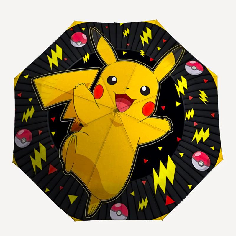 

1pc Pikachu, Pokémon Automatic Cute Umbrella 8-Bone Design Compact Gear for Outdoor Travel, Perfect Helloween Chrismas Gift for Friends or Family yy25