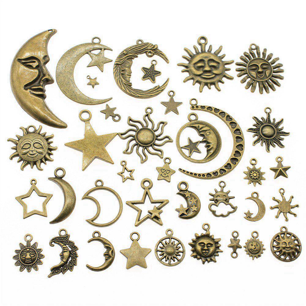 1 Set Mix Plants Charms Animals Pendants For Jewelry Making Findings