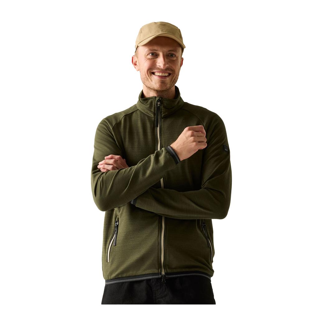Regatta Mens Malton Full Zip Fleece Jacket