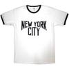 T-shirt Unisex New York City: Logo Testuale (X-Large)
