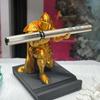 1Pc Armored Retro Soldier Pen Holder Desk Accessories Warrior Pencil Stand Knight For Desk Small Statue Ornaments