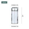 Glass Seasoning Bottle and Box Set - Kitchen Storage for Pepper, Salt, and Barbecue Spices