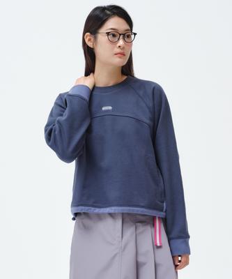 OUTDOOR PRODUCTS W Color Block Crew Neck (Navy)