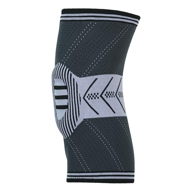 Factory Customization Sports Breathable Thick Knitted Knee Pad Elastic Band Closure Non-Slip Shock Absorbing