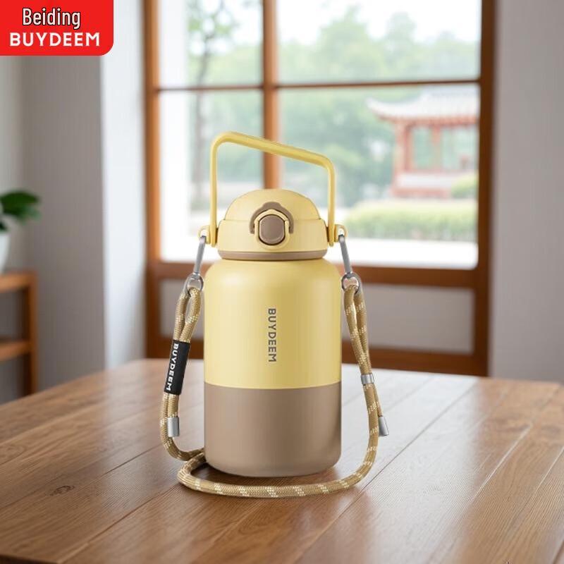 Buydeem S302 1L Insulated Bottle with Strap