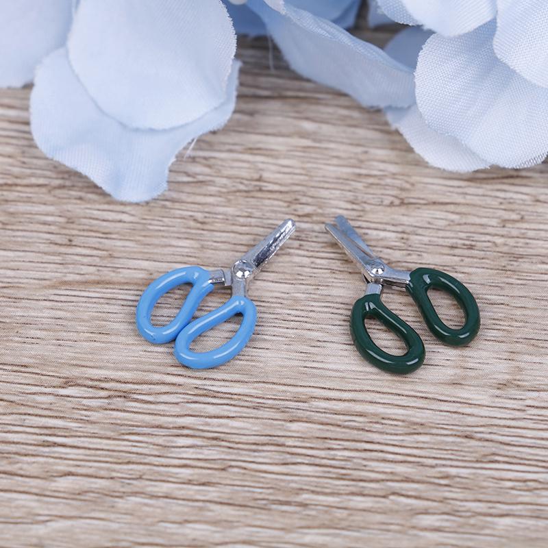 1:12 Dollhouse Mini Metal Scissors Simulation Furniture Shears Model Toys