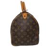 Used Louis Vuitton Monogram Speedy 35 M41524 Boston Bag Canvas Brown Authentic 1213
