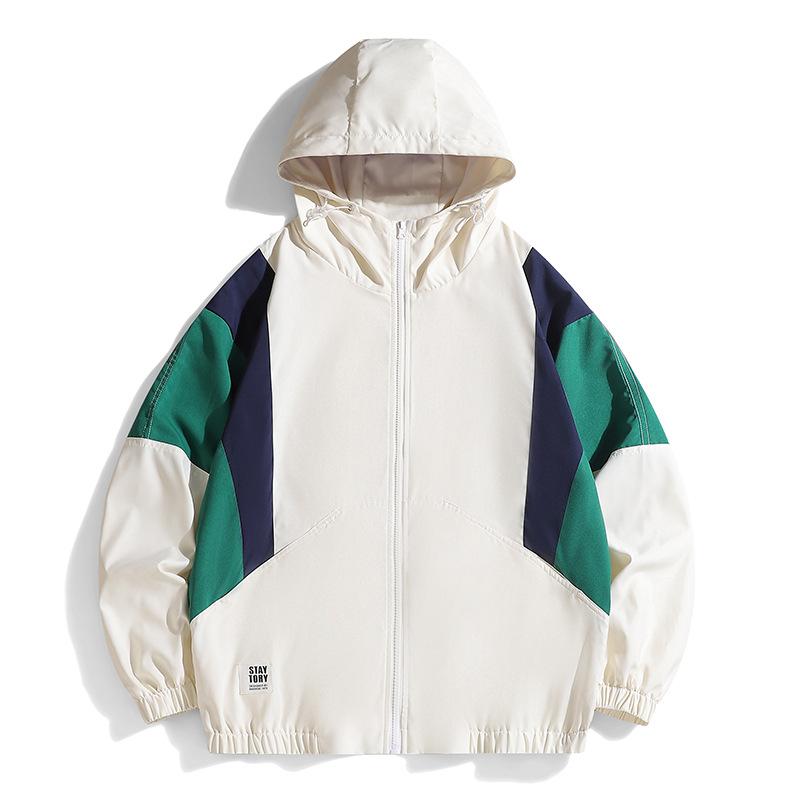 Spring and Autumn Jacket Men s Youth Sports Top Men s Casual Fashion Hooded Jacket Men s Versatile and Breathable M