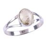 Natural Citrine Gemstone Handmade 925 Solid Sterling Silver Ring Size 10 k9L85