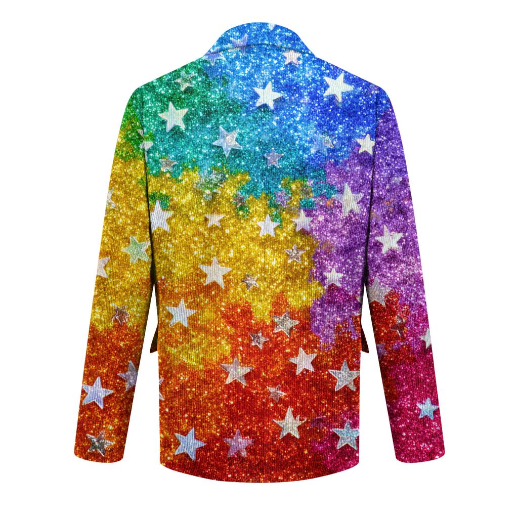 Herren Business Casual Mode Bedruckte Cordjacke