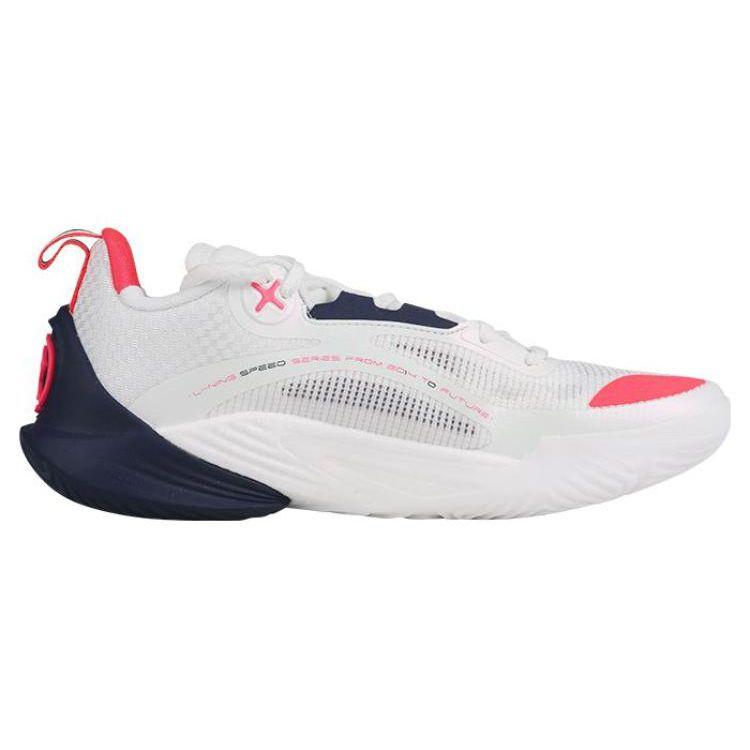 Li Ning Flash 10 CBA Team Guangdong Professional Basketball Shoes Low Top Men sneaker White ABAT085-14